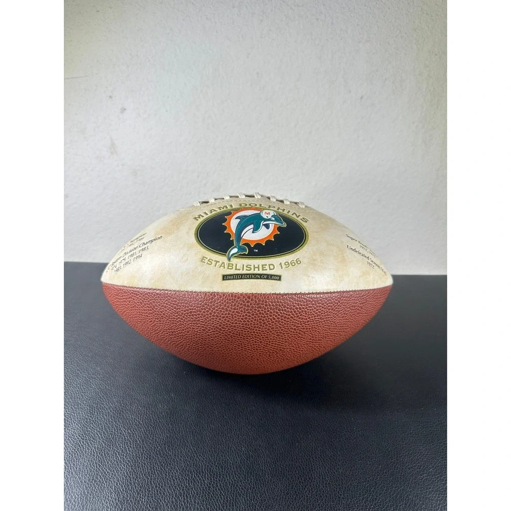Miami Dolphins Vintage Fotoball Limited Edition Commemorative Football 1998 NFL